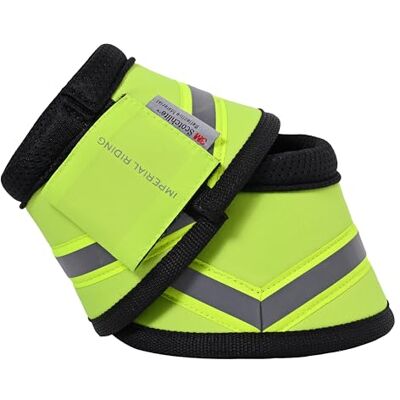 Imperial Riding Hefklokken IRH Reflective, 3M-reflectoren, schokbeschermend, robuuste klittenbandsluiting, veilig en duurzaam voor training en uitstapjes, geel, XL Imperial Riding Hefklokken IRH Reflective, 3M-reflectoren, schokbeschermend, robuuste klittenbandsluiting, veilig en duurzaam voor training en uitstapjes, geel, XL