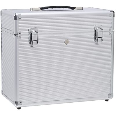 Imperial Riding Reinigingsbox IRH Basic Slim Line, smalle Grooming Box met elastische binnenzak en licht design, zilver, 1SIZE Imperial Riding Reinigingsbox IRH Basic Slim Line, smalle Grooming Box met elastische binnenzak en licht design, zilver, 1SIZE