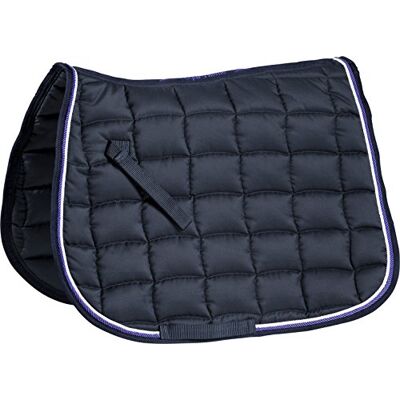 Equi-ThËme Equi-Theme/Equit'M Unisex Adult 204447715 Polyfil Epais zadeldek marineblauw/paars/wit contrasten, één maat Equi-ThËme Equi-Theme/Equit'M Unisex Adult 204447715 Polyfil Epais zadeldek marineblauw/paars/wit contrasten, één maat