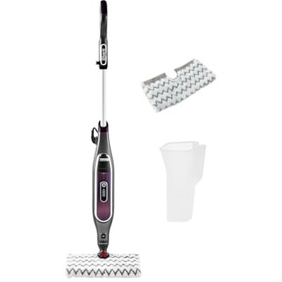 Shark Klik n' Flip Smartronic Deluxe Mop – Bordeaux/staalgrijs, kunststof, rood S6003UK Shark Klik n' Flip Smartronic Deluxe Mop – Bordeaux/staalgrijs, kunststof, rood S6003UK