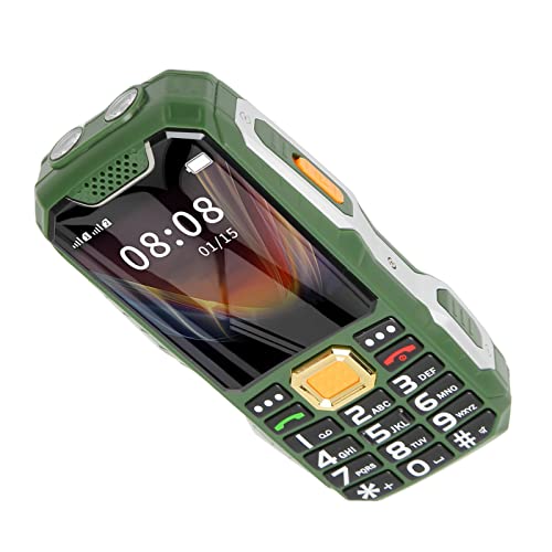 LEYT 2G Seniorentelefoon, Mobiele Telefoon met Schokabsorberend Aluminium Frame voor Senioren Ontgrendeld voor Senioren (EU-stekker)
