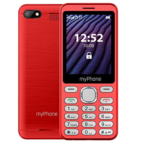 MP myPhone Maestro 2 mobiele telefoon voor senioren zonder abonnement, 28 inch dual sim, draadloze telefoon voor senioren, seniorenmobiele telefoon met bluetooth-camera, mobiele telefoon voor toetsen,