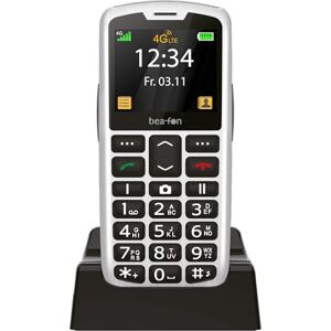 Beafon , SL260 LTE 4G, Silverline, toetstelefoon, seniorenmobiele telefoon met SOS-noodoproepknop, compatibel met gehoorapparaten, M4/T4, lichtsignaal, display 2,2 inch (5,58 inch) Beafon , SL260 LTE 4G, Silverline, toetstelefoon, seniorenmobiele telefoon met SOS-noodoproepknop, compatibel met gehoorapparaten, M4/T4, lichtsignaal, display 2,2 inch (5,58 inch)