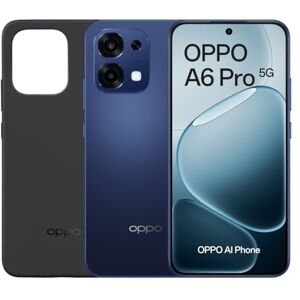Oppo A6 Pro 5G Smartphone met IA, 8 GB RAM + 256 GB, 6500 mAh-accu, snel opladen 80 W, AMOLED-display 120 Hz, IP69, camera 50 MP AI, Dual-SIM, Spaanse versie, blauw Oppo A6 Pro 5G Smartphone met IA, 8 GB RAM + 256 GB, 6500 mAh-accu, snel opladen 80 W, AMOLED-display 120 Hz, IP69, camera 50 MP AI, Dual-SIM, Spaanse versie, blauw