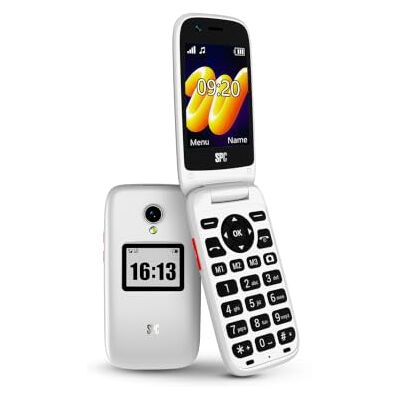 SPC Wild Star Kindermobiele telefoon met GPS, SOS-knop, zonder internet, wit SPC Wild Star Kindermobiele telefoon met GPS, SOS-knop, zonder internet, wit