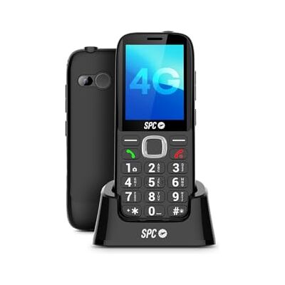 SPC Fortune 2 Max Mobiele telefoon voor senioren met 4G 2,4 inch krasbestendig scherm en grote toetsen 104dB en oplaadstation SOS-knop, IEC-profiel en configuratie op afstand SPC Fortune 2 Max Mobiele telefoon voor senioren met 4G 2,4 inch krasbestendig scherm en grote toetsen 104dB en oplaadstation SOS-knop, IEC-profiel en configuratie op afstand