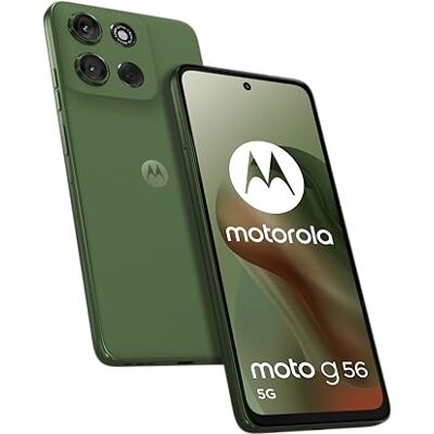 Motorola G 56 8, 256 GB, ontgrendelde smartphone, 6,71 inch, camera 50 MP, batterij 5200 mAh, dille (groen), beschermhoes en USB-C-kabel inbegrepen Motorola G 56 8, 256 GB, ontgrendelde smartphone, 6,71 inch, camera 50 MP, batterij 5200 mAh, dille (groen), beschermhoes en USB-C-kabel inbegrepen