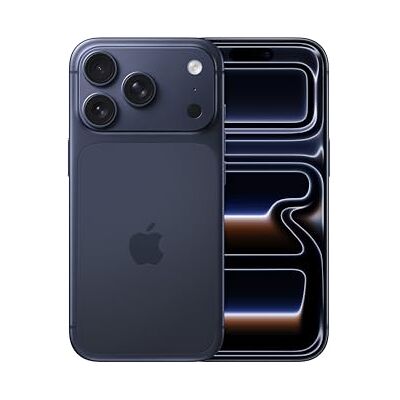 Apple iPhone 17 Pro 256 GB: 6,3‑inch display met ProMotion tot 120 Hz, A19 Pro-chip, baanbrekende batterijduur, Pro Fusion-camerasysteem, Center Stage-camera aan de voorkant; Diepblauw Apple iPhone 17 Pro 256 GB: 6,3‑inch display met ProMotion tot 120 Hz, A19 Pro-chip, baanbrekende batterijduur, Pro Fusion-camerasysteem, Center Stage-camera aan de voorkant; Diepblauw