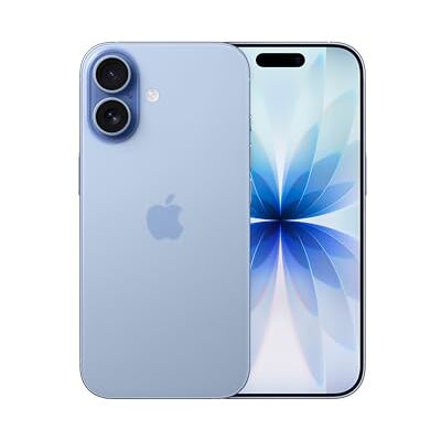 Apple iPhone 17 256 GB: 6,3-inch display met ProMotion, A19-chip, Center Stage-camera aan de voorkant voor slimmere groepsselfies, betere krasbestendigheid, batterij voor een hele dag; Nevelblauw Apple iPhone 17 256 GB: 6,3-inch display met ProMotion, A19-chip, Center Stage-camera aan de voorkant voor slimmere groepsselfies, betere krasbestendigheid, batterij voor een hele dag; Nevelblauw