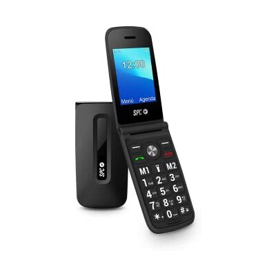 SPC Titanium mobiele telefoon voor senioren, grote toetsen, eenvoudig te bedienen, belvolume 100 dB, afstandsbediening, bel en intelligente meldingen, 2 directe geheugenplaatsen, zonder oplader, zwart SPC Titanium mobiele telefoon voor senioren, grote toetsen, eenvoudig te bedienen, belvolume 100 dB, afstandsbediening, bel en intelligente meldingen, 2 directe geheugenplaatsen, zonder oplader, zwart