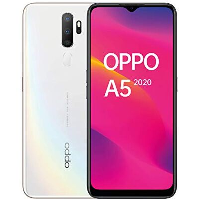 Oppo Digital A5 2020 64GB mobiele telefoon, Android 90 (Pie), Dual SIM, Wit Oppo Digital A5 2020 64GB mobiele telefoon, Android 90 (Pie), Dual SIM, Wit