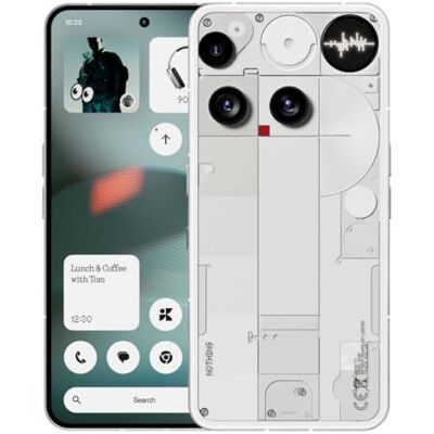Nothing Phone (3) – Handy mit 50 MP Triple-Kamera, 24h Silizium-Kohlenstoff Akku, 6,67" 120Hz AMOLED Display, Glyph Matrix, 12GB + 256GB – Weiß Nothing Phone (3) – Handy mit 50 MP Triple-Kamera, 24h Silizium-Kohlenstoff Akku, 6,67" 120Hz AMOLED Display, Glyph Matrix, 12GB + 256GB – Weiß