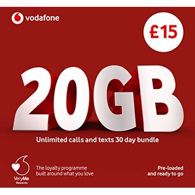 Vodafone Pay As You Go Big Value Bundle SIM-kaart Vodafone Pay As You Go Big Value Bundle SIM-kaart