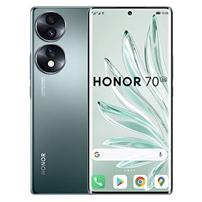 HONOR 70 Mobiele telefoon, smartphone 5G, 8 + 128 GB, 6,67 inch OLED-display, gebogen, 120 Hz, Triple Camera 54 MP, Android 12, batterij 4800 mAh, 66 W supercharging, groen HONOR 70 Mobiele telefoon, smartphone 5G, 8 + 128 GB, 6,67 inch OLED-display, gebogen, 120 Hz, Triple Camera 54 MP, Android 12, batterij 4800 mAh, 66 W supercharging, groen