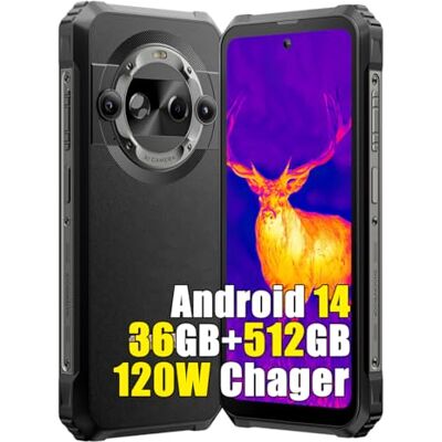Blackview BL9000 Pro 5G Téléphone Portable Incassable 2025, Caméra Thermique, 36Go+512Go Dimensity 8020, 6.78" FDH+ Double Écran, Android 14 Téléphone, 8800mAh Smartphone Incassable Etanche,Noir Blackview BL9000 Pro 5G Téléphone Portable Incassable 2025, Caméra Thermique, 36Go+512Go Dimensity 8020, 6.78" FDH+ Double Écran, Android 14 Téléphone, 8800mAh Smartphone Incassable Etanche,Noir