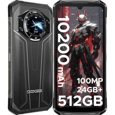 DOOGEE S119 Téléphone Portable Incassable 【2025】 Écran Arrière 1,32'', 24GB+512GB/TF2TB, 10200mAh 33W, 6,72’’ FHD+ IPS, Caméra 100MP, Octa Core Android 14 Smartphone Incassable, /NFC/Face ID/3 Cartes DOOGEE S119 Téléphone Portable Incassable 【2025】 Écran Arrière 1,32'', 24GB+512GB/TF2TB, 10200mAh 33W, 6,72’’ FHD+ IPS, Caméra 100MP, Octa Core Android 14 Smartphone Incassable, /NFC/Face ID/3 Cartes