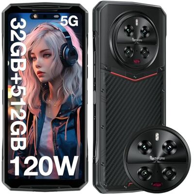 DOOGEE Blade GT 5G Telephone Incassable, 32 Go RAM + 256 Go ROM, Batterie 5500mAh, Écran 6.72 Pouces FHD+ 120Hz, AI Camara 48MP, Octa-Core 6nm, Android 14, Double SIM, NFC, Ultra Mince, 2024 Noir DOOGEE Blade GT 5G Telephone Incassable, 32 Go RAM + 256 Go ROM, Batterie 5500mAh, Écran 6.72 Pouces FHD+ 120Hz, AI Camara 48MP, Octa-Core 6nm, Android 14, Double SIM, NFC, Ultra Mince, 2024 Noir