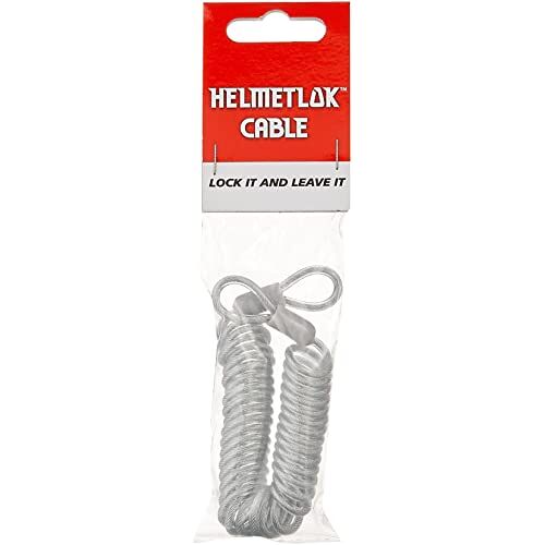 Helmetlok 4108 Highway Hawk Kabel voor Helmetlock, Grijs, 3 Millimeter x 180 Centimeter