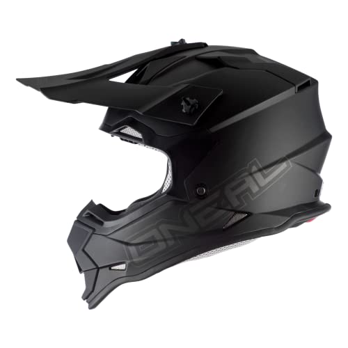 O'NEAL Motocross Helm   Kids   MX Enduro   ABS shell, ventilatiegaten voor optimale ventilatie en koeling, voldoet aan de veiligheidsnormen DOT & ECE 22.05   2SRS Youth Helmet Flat   Black   Maat L