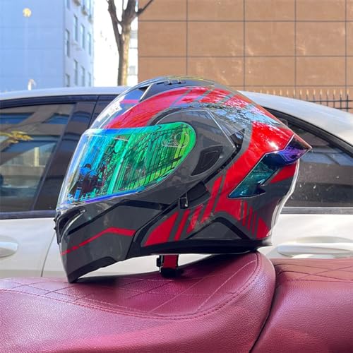 TS TAC-SKY Heren Professionele Motorcrosshelmen Off-road Motorfiets Motocicleta Capacete Kruishelm Motorhelm ( Color : #15 , Size : M(54-55cm) )