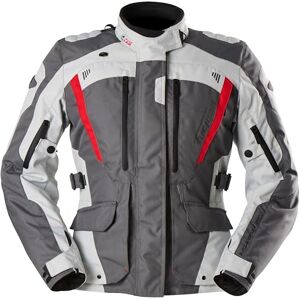 Furygan Apalaches Lady Evo motorjas voor alle seizoenen, waterdicht, ademend, D3O-beschermers, uitneembare thermische voering, 12 zakken, Grijs-Parel-Rood, L Furygan Apalaches Lady Evo motorjas voor alle seizoenen, waterdicht, ademend, D3O-beschermers, uitneembare thermische voering, 12 zakken, Grijs-Parel-Rood, L