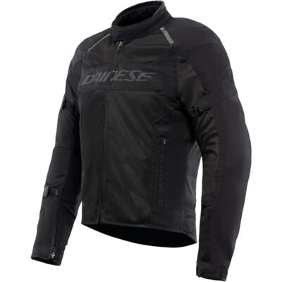 Dainese Air Frame 3 Tex jas, zomer motorjas met afneembare winddichte voering, man, zwart/zwart/zwart, 44 Dainese Air Frame 3 Tex jas, zomer motorjas met afneembare winddichte voering, man, zwart/zwart/zwart, 44