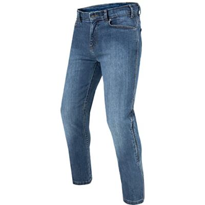 Rebelhorn Classic III motorjeans voor mannen, Kevlar Dupont inzetstukken SAS-TEC knie- en heupbeschermers, regular fit Rebelhorn Classic III motorjeans voor mannen, Kevlar Dupont inzetstukken SAS-TEC knie- en heupbeschermers, regular fit