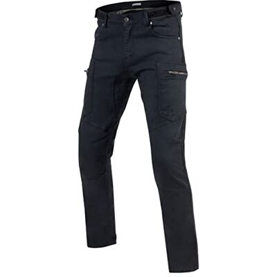 Rebelhorn Urban III Motorjeans voor heren, aramidevezelvoering, knie- en heupbeschermers, ventilatiegaten, 7 zakken, losse pasvorm Rebelhorn Urban III Motorjeans voor heren, aramidevezelvoering, knie- en heupbeschermers, ventilatiegaten, 7 zakken, losse pasvorm
