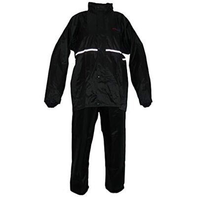 protectWEAR Motorregenpak, regenpak, 2-delig, glanzend zwart RK-RS11 protectWEAR Motorregenpak, regenpak, 2-delig, glanzend zwart RK-RS11