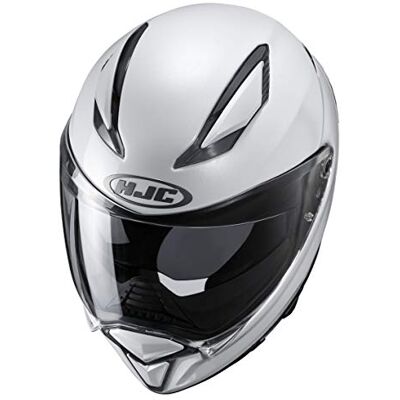 HJC , motorcycle fullface helmet F70 white pearl, XXL HJC , motorcycle fullface helmet F70 white pearl, XXL