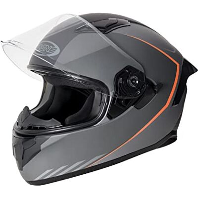 OZONE MOTO Sprint Motorhelm, brede kijkhoek, 2 maten EPS talrijke ventilatiekanalen zonneklep anti-condens-vizier OZONE MOTO Sprint Motorhelm, brede kijkhoek, 2 maten EPS talrijke ventilatiekanalen zonneklep anti-condens-vizier