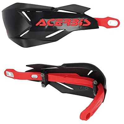 Acerbis Handbescherming X-Factory zwart/rood Acerbis Handbescherming X-Factory zwart/rood