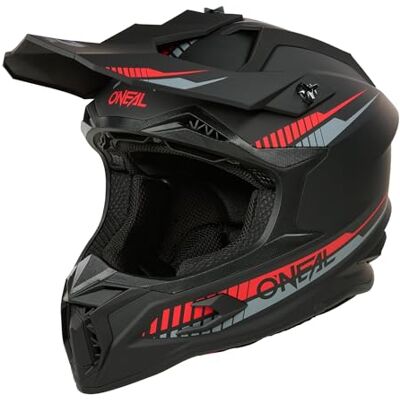 O'NEAL C-SRS MX Enduro Motorcrosshelm, sterke ABS-schaal, gevoerde en wasbare binnenvoering, optimale ventilatie, microlock-veiligheidssluiting voor volwassenen (rood, XS) O'NEAL C-SRS MX Enduro Motorcrosshelm, sterke ABS-schaal, gevoerde en wasbare binnenvoering, optimale ventilatie, microlock-veiligheidssluiting voor volwassenen (rood, XS)