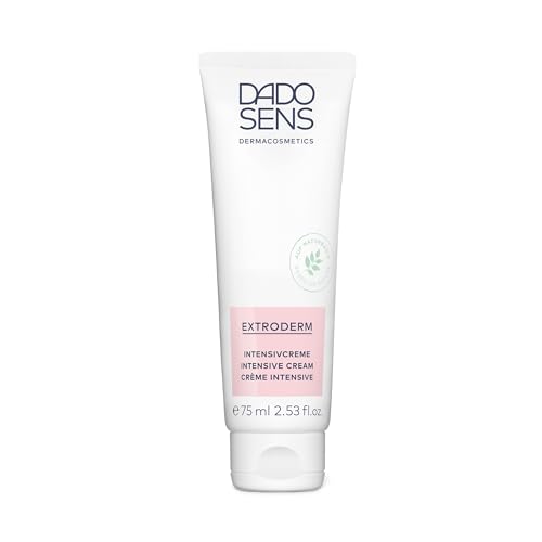 Dado Sens EXTRODERM Intensieve crème, speciale grootte 75 ml, ideaal bij neurodermitis en psoriasis, kalmerende vochtverzorging voor droge en geïrriteerde huid, verlicht jeuk, ook voor peuters,