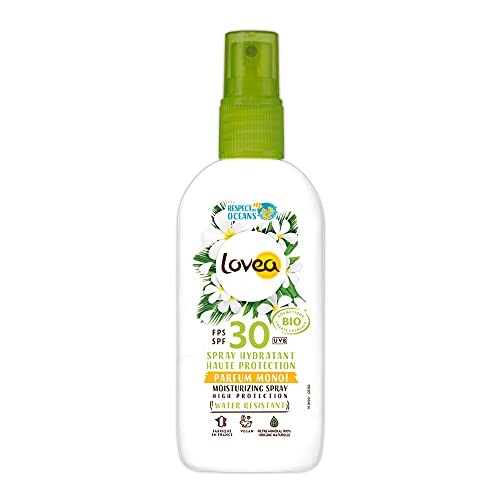 Lovea Sun Biologische Zonnebrand Spray Tahiti Monoï SPF 30 100 ml