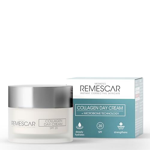 Remescar Collageen Dagcrème SPF 20 50ml Anti-aging gezichtscrème Verhoogt de natuurlijke collageenproductie Hydraterende collageen gezichtscrème