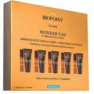 BIOPOINT Solaire Wonder Tan Sublime-bruiningset, bruiningsolie voor gezicht en lichaam, SPF6, 10 ml (5) + aftersun-fixator 20 ml (5), fixeert de bruining en helpt bij de regeneratie van droge huid BIOPOINT Solaire Wonder Tan Sublime-bruiningset, bruiningsolie voor gezicht en lichaam, SPF6, 10 ml (5) + aftersun-fixator 20 ml (5), fixeert de bruining en helpt bij de regeneratie van droge huid