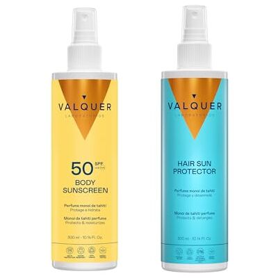 Valquer SPF 50 Zonnebrandpakket voor lichaam en haar Valquer SPF 50 Zonnebrandpakket voor lichaam en haar