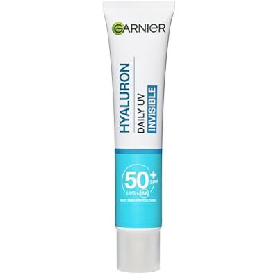 Garnier Hyaluron Daily UV Fluid SPF50+ Met hyaluronzuur en glycerine Voor een gevoelige huid 50ml Garnier Hyaluron Daily UV Fluid SPF50+ Met hyaluronzuur en glycerine Voor een gevoelige huid 50ml