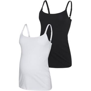 MAMALICIOUS Mama.licious Mlkerrie Strap JRS Top 2F 2-P E. Noos (2 stuks), zwart, XS MAMALICIOUS Mama.licious Mlkerrie Strap JRS Top 2F 2-P E. Noos (2 stuks), zwart, XS