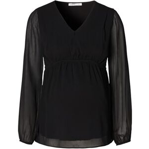 Noppies Maternity Pargas Nursing Blouse met lange mouwen, Black P090, S Noppies Maternity Pargas Nursing Blouse met lange mouwen, Black P090, S