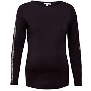 Esprit Maternity Dames T-shirt Ls zwangerschapsshirt met lange mouwen, zwart (black 001), XS Esprit Maternity Dames T-shirt Ls zwangerschapsshirt met lange mouwen, zwart (black 001), XS