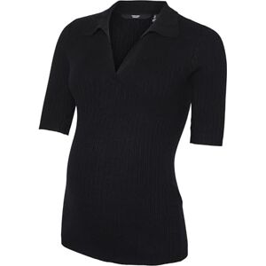 Vero Moda Maternity Dames Vmmholly 2/4 Polo Pullover Ga Noos, zwart, XXL Vero Moda Maternity Dames Vmmholly 2/4 Polo Pullover Ga Noos, zwart, XXL