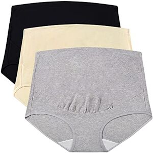 Mama Cotton Zwangerschapsbroekje voor dames, over de buik, hoge taille, volledige bedekking, zwangerschapsondergoed, multipack (S-4XL), M Mama Cotton Zwangerschapsbroekje voor dames, over de buik, hoge taille, volledige bedekking, zwangerschapsondergoed, multipack (S-4XL), M