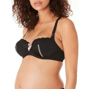 Cache Coeur Lisa balconette borstvoedingsbeha voor dames, Zwart, 90G (Fabrikant maat 90F) Cache Coeur Lisa balconette borstvoedingsbeha voor dames, Zwart, 90G (Fabrikant maat 90F)