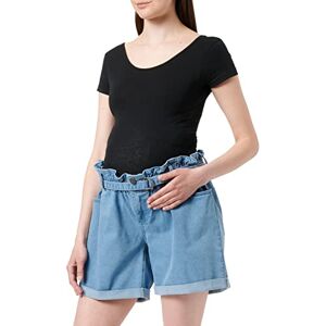 MAMALICIOUS Mlnewbarka Belted Denim Shorts Zwangerschapsshorts, blauw (light blue denim), 31 MAMALICIOUS Mlnewbarka Belted Denim Shorts Zwangerschapsshorts, blauw (light blue denim), 31