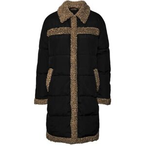 VERO MODA Bestseller A/S Dames VMHERA Coat BOOS CP jas, zwart/detail: Tigers Eye Teddy, S, Black/Detail:TIGERS EYE TEDDY, S VERO MODA Bestseller A/S Dames VMHERA Coat BOOS CP jas, zwart/detail: Tigers Eye Teddy, S, Black/Detail:TIGERS EYE TEDDY, S