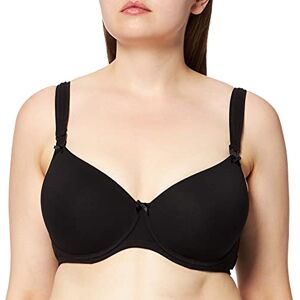 Noppies Cotton Comfort Nursing Beha voor dames, gevoerde beha, ondoorzichtig, zwart (black C270), 70E Noppies Cotton Comfort Nursing Beha voor dames, gevoerde beha, ondoorzichtig, zwart (black C270), 70E