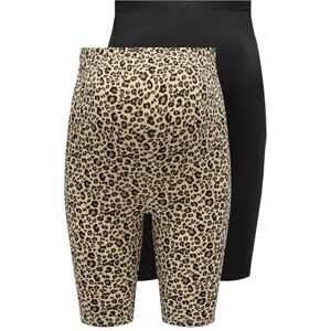 ONLY Dames Shorts Mama Print, zwart, XXL ONLY Dames Shorts Mama Print, zwart, XXL