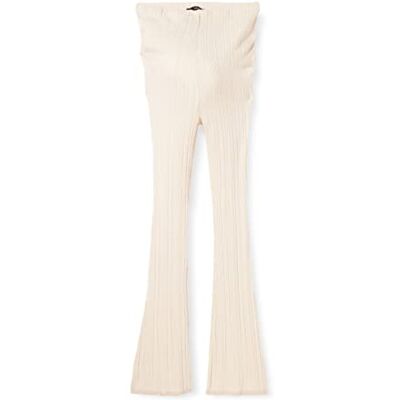 SUPERMOM Damesbroek Over The Belly Ribknit broek, havermout, 40 SUPERMOM Damesbroek Over The Belly Ribknit broek, havermout, 40
